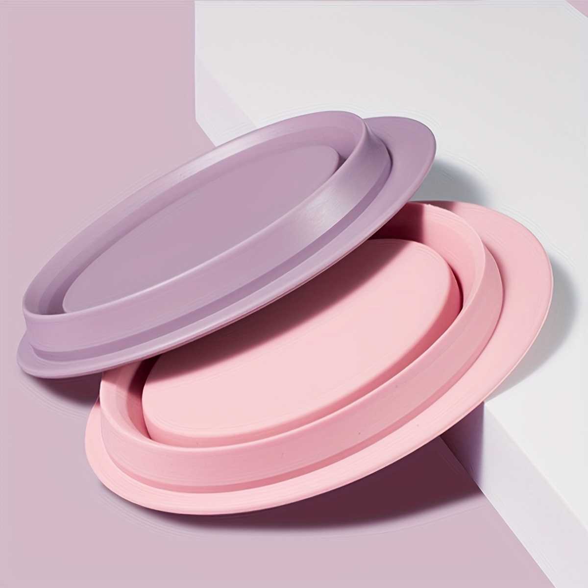 Beauty Makeup Sponge - Silicone Makeup Brush Cleaning Bowl, Multi-Functional