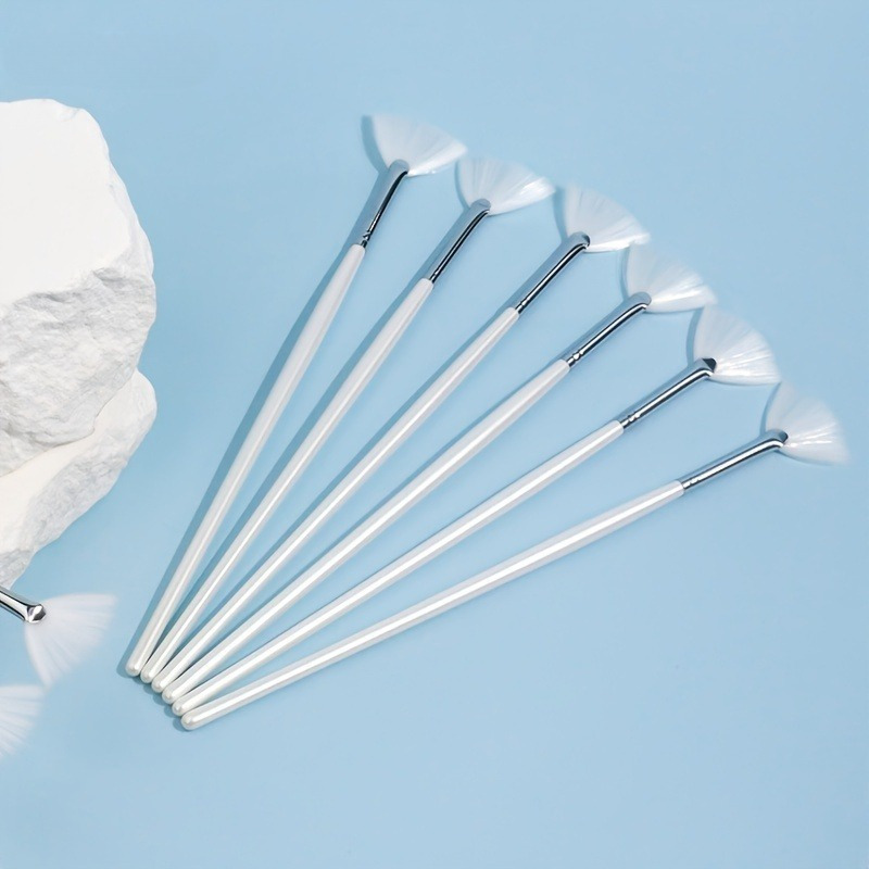 Makeup Beauty Ro - 20pcs Mini Fan-shaped Light Beige Care