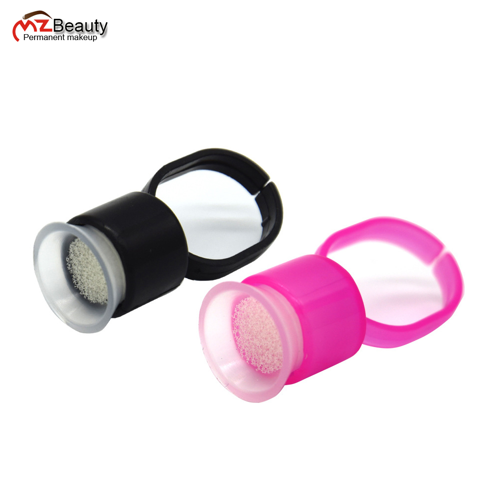 Beauty Makeup Sponge - Tattoo Ink Ring Cups Microblading Pigment