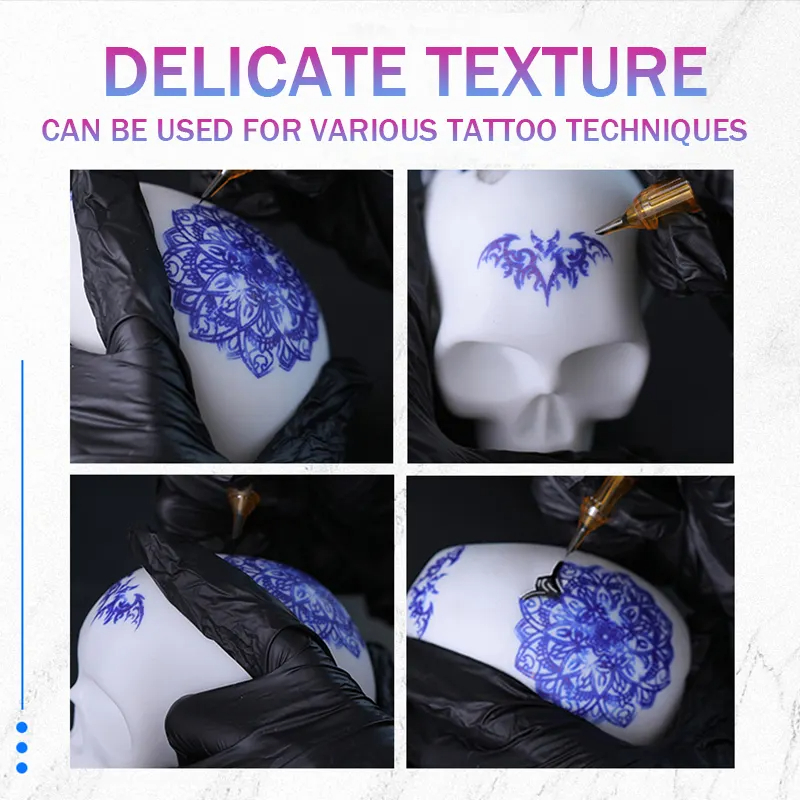3D Skull Tattoo Practice Skin  - Beauty Makeup Training ulasan dan harga