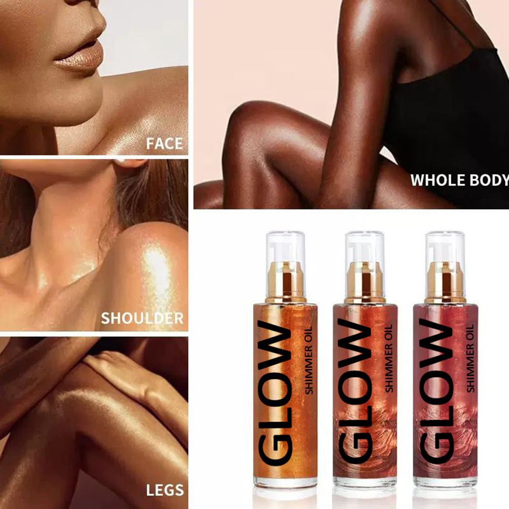Face&body Highlighter Lotion P - Body Shimmer Lotion ulasan dan harga