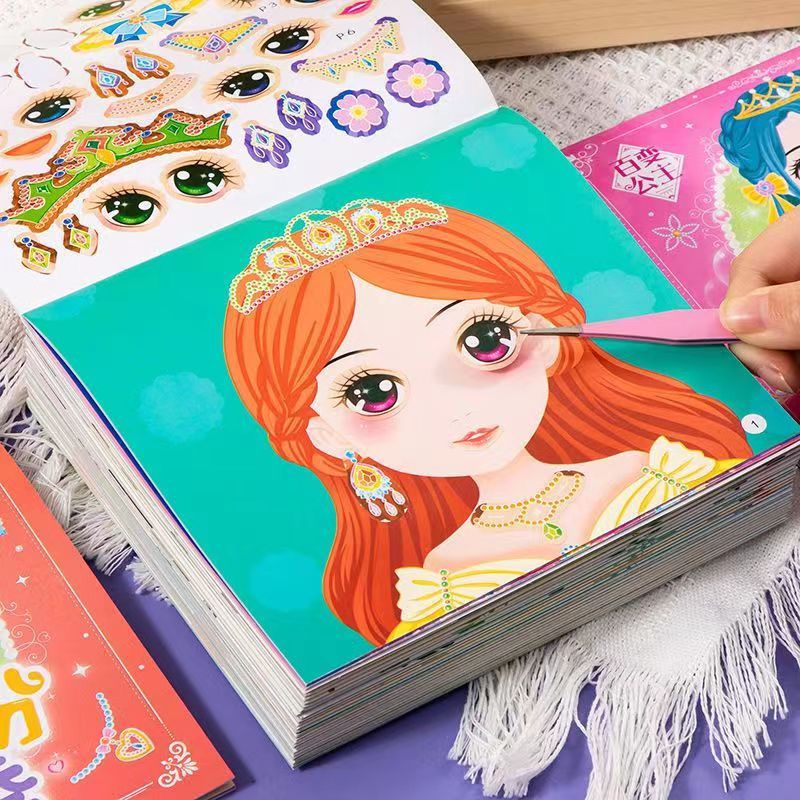 Princess Dress Up Sticker Book - Beauty Makeup Girl ulasan dan harga