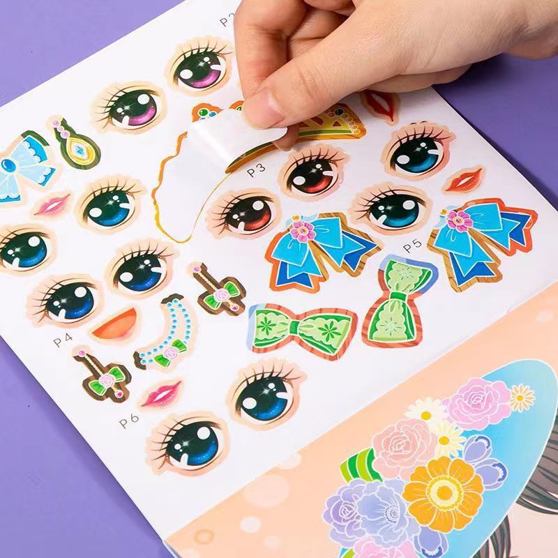 Princess Dress Up Sticker Book - Beauty Makeup Girl ulasan dan harga