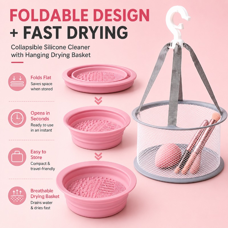 2-in-1 Silicone Makeup Brush C - Beauty Makeup Sponge ulasan dan harga