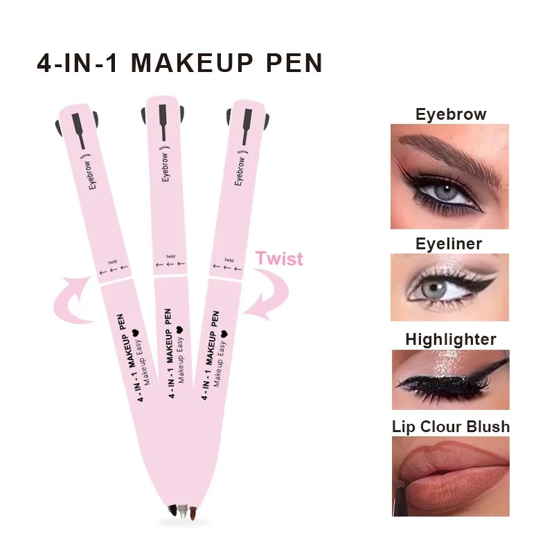 4 In 1 Eyebrow Pencil Lip Line - Beauty Makeup Drawing ulasan dan harga