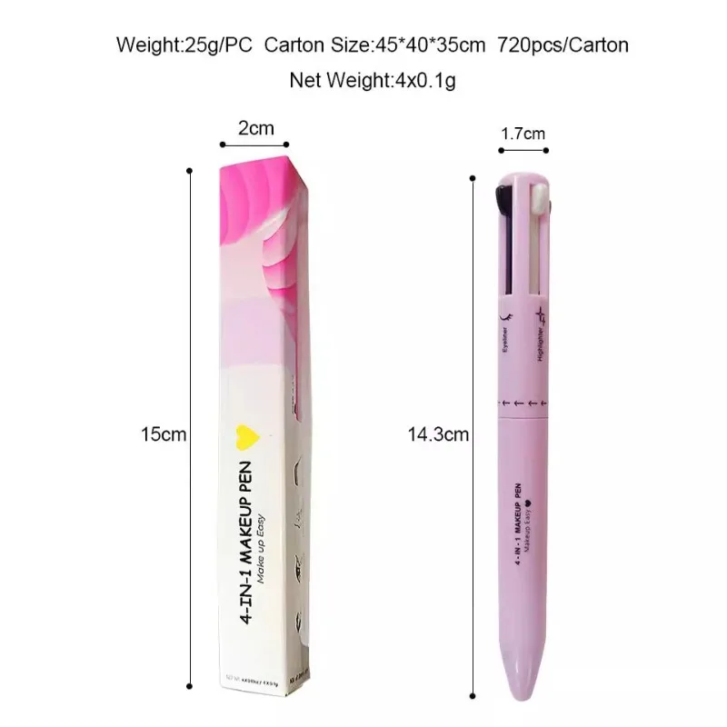 4 In 1 Eyebrow Pencil Lip Line - Beauty Makeup Drawing ulasan dan harga