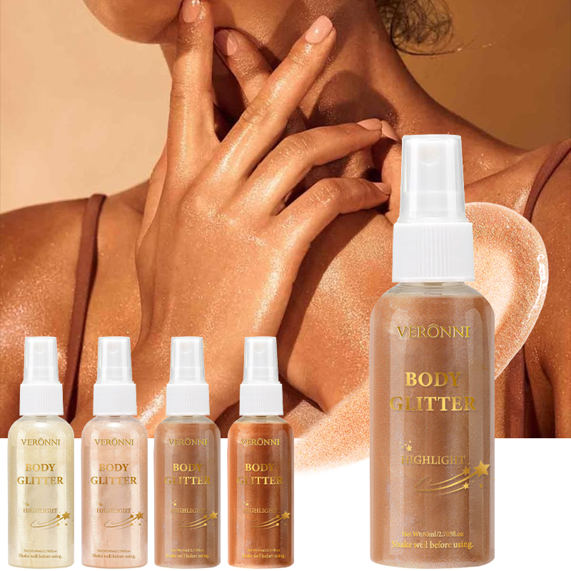 Body Liquid Glitter Spray Quic - Body Shimmer Lotion ulasan dan harga