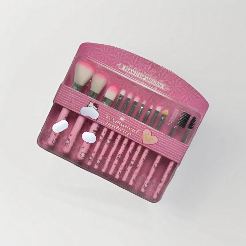 Hello Kitty 12-piece Makeup Br - Makeup Beauty Ro ulasan dan harga