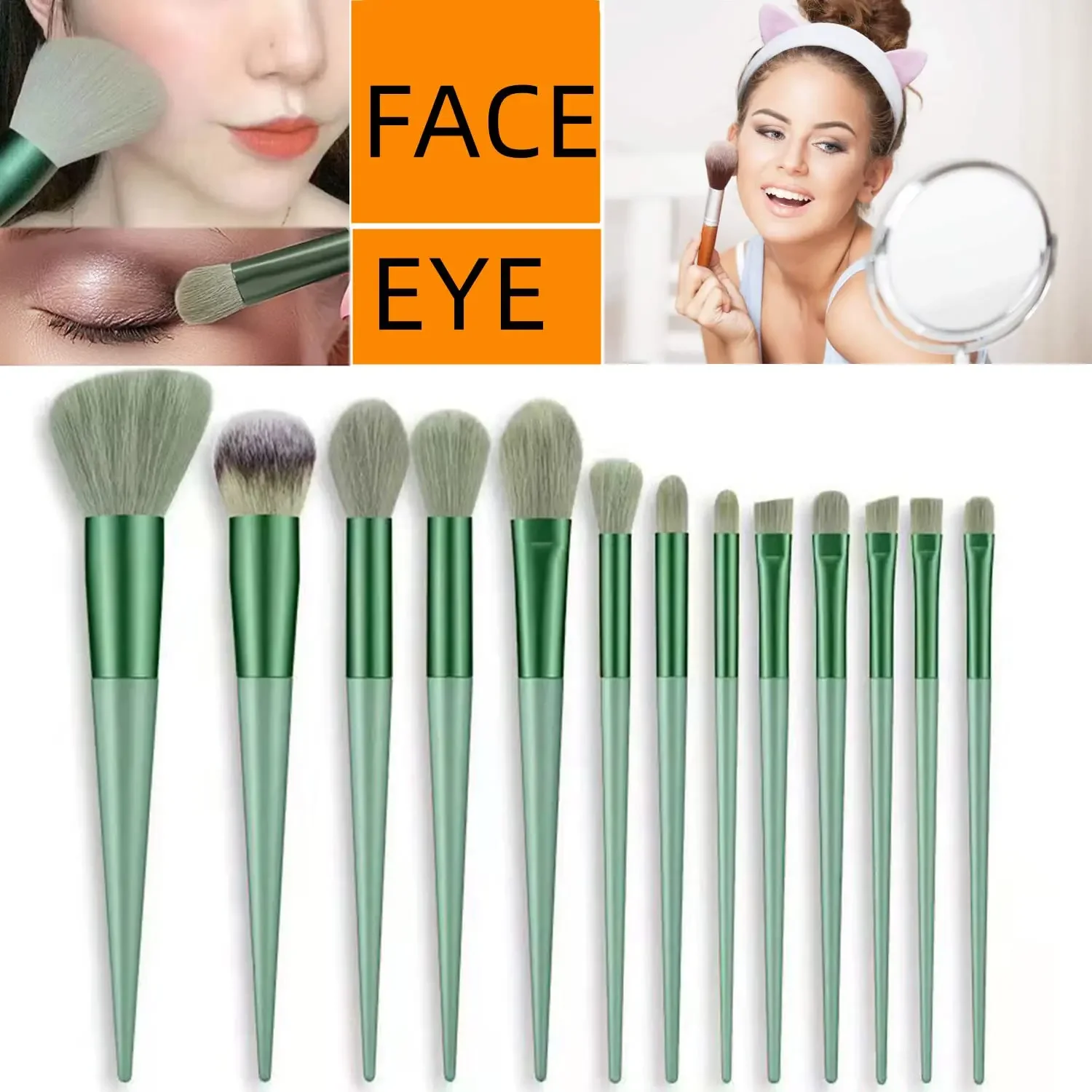 13Pcs Makeup Brush Brushes Set - Beauty Makeup Kit Box ulasan dan harga
