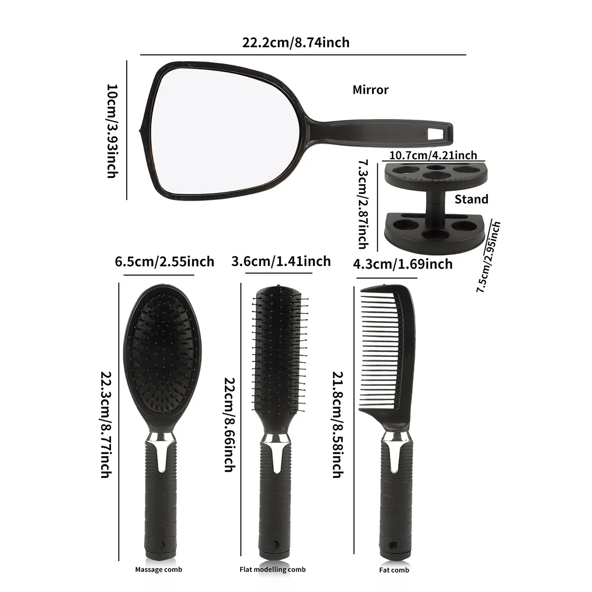 4pcs Hair Styling Set With Mir - Beauty Makeup Background ulasan dan harga
