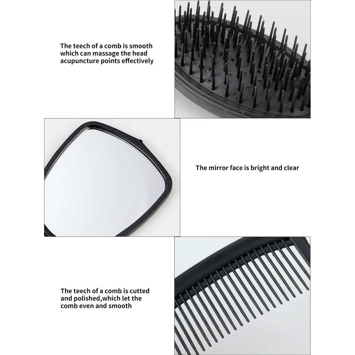 4pcs Hair Styling Set With Mir - Beauty Makeup Background ulasan dan harga