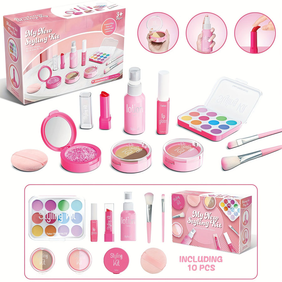 Children's Makeup Toy Set Simu - Beauty Makeup Tool Collection ulasan dan harga