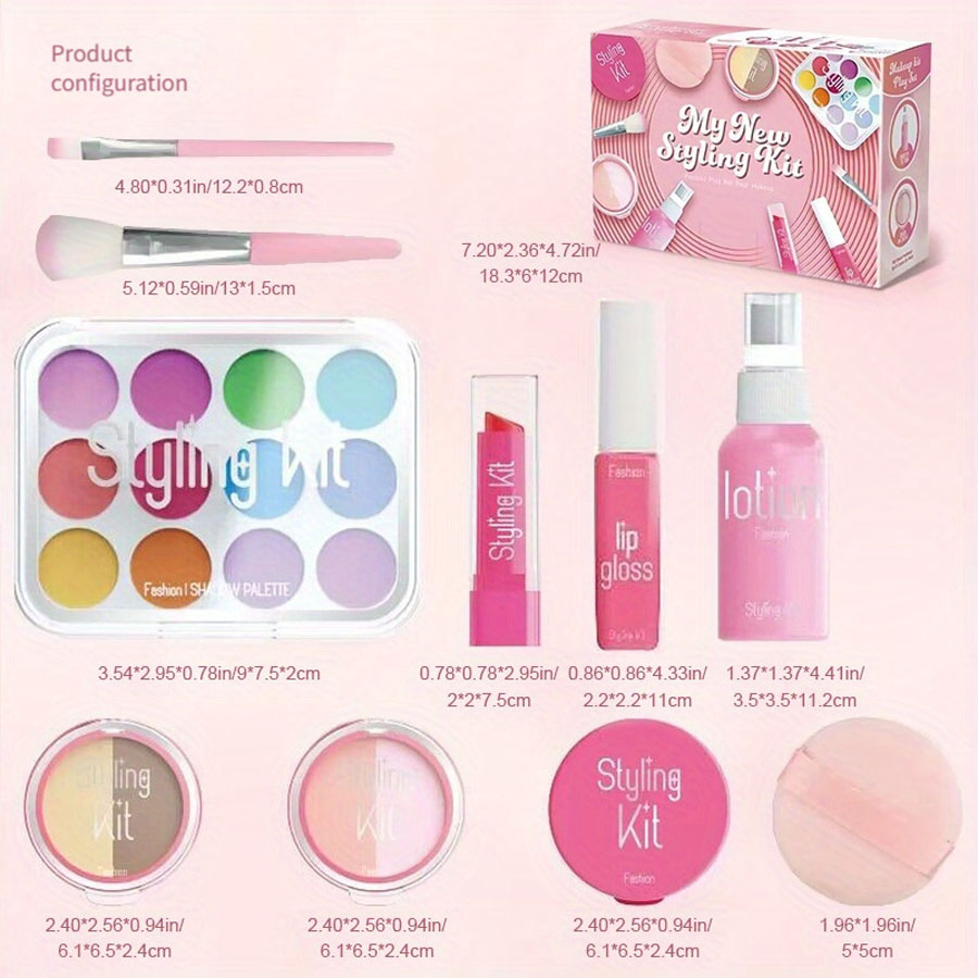 Children's Makeup Toy Set Simu - Beauty Makeup Tool Collection ulasan dan harga