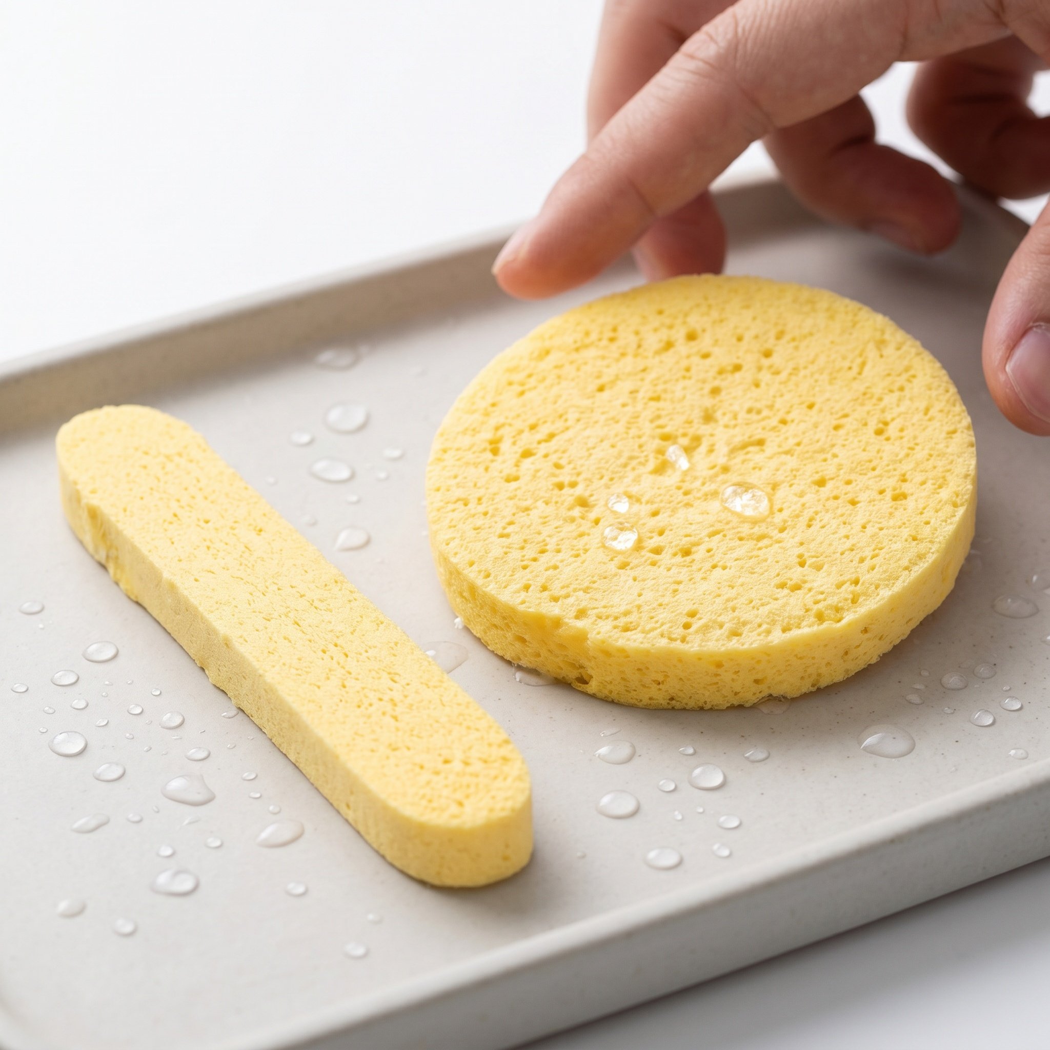 Round Compressed Makeup Facial - Beauty Makeup Sponge ulasan dan harga