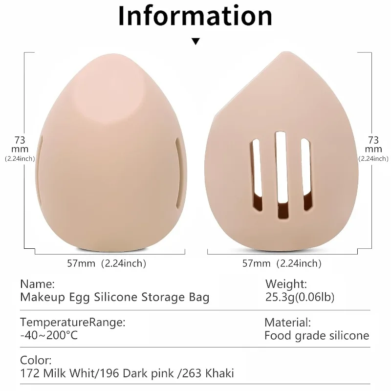 Silicone Beauty Egg Breathable - Beauty Makeup Sponge ulasan dan harga