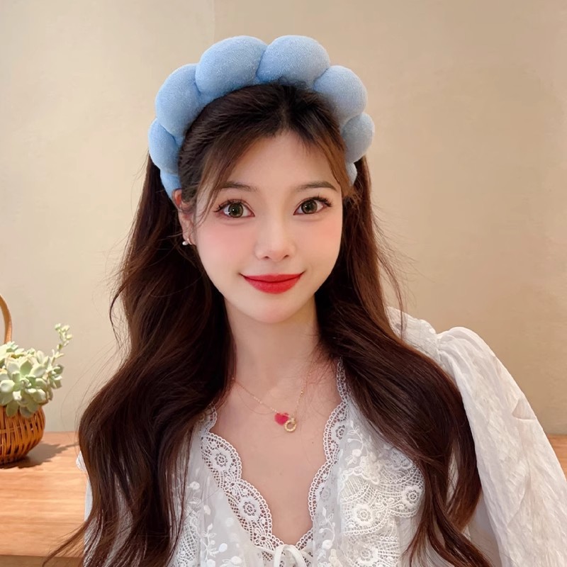 Retro Puffy Hair Band Sponge H - Beauty Makeup Sponge ulasan dan harga