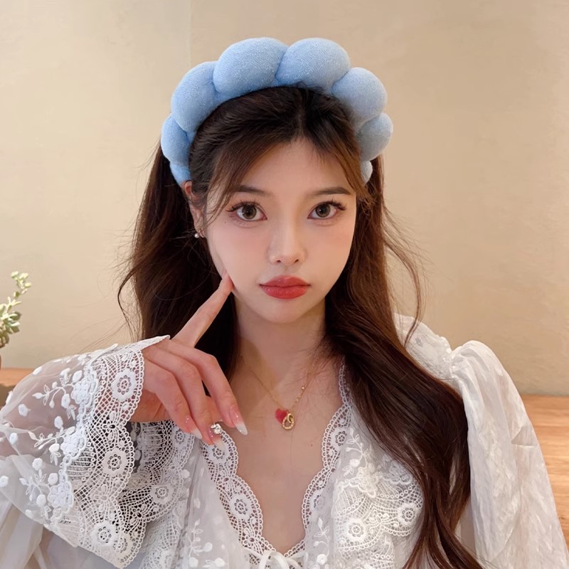 Retro Puffy Hair Band Sponge H - Beauty Makeup Sponge ulasan dan harga