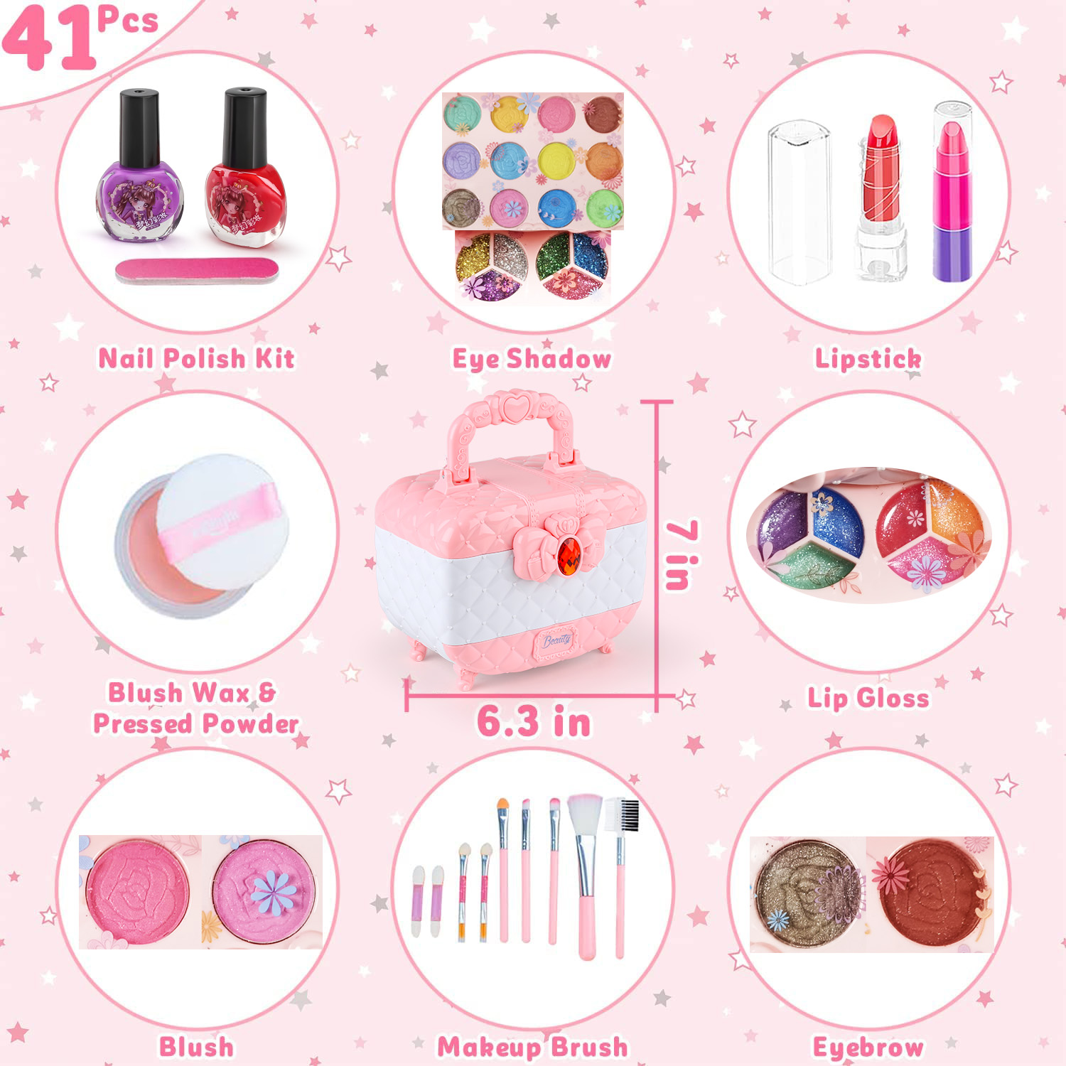 Kids Makeup Toy Kit for Girls, - Beauty Makeup Girl ulasan dan harga