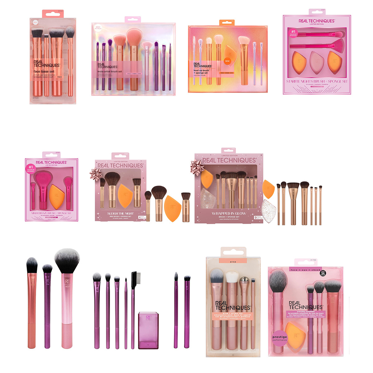 Complete Makeup Brush Set 1997 - Beauty Makeup Background ulasan dan harga