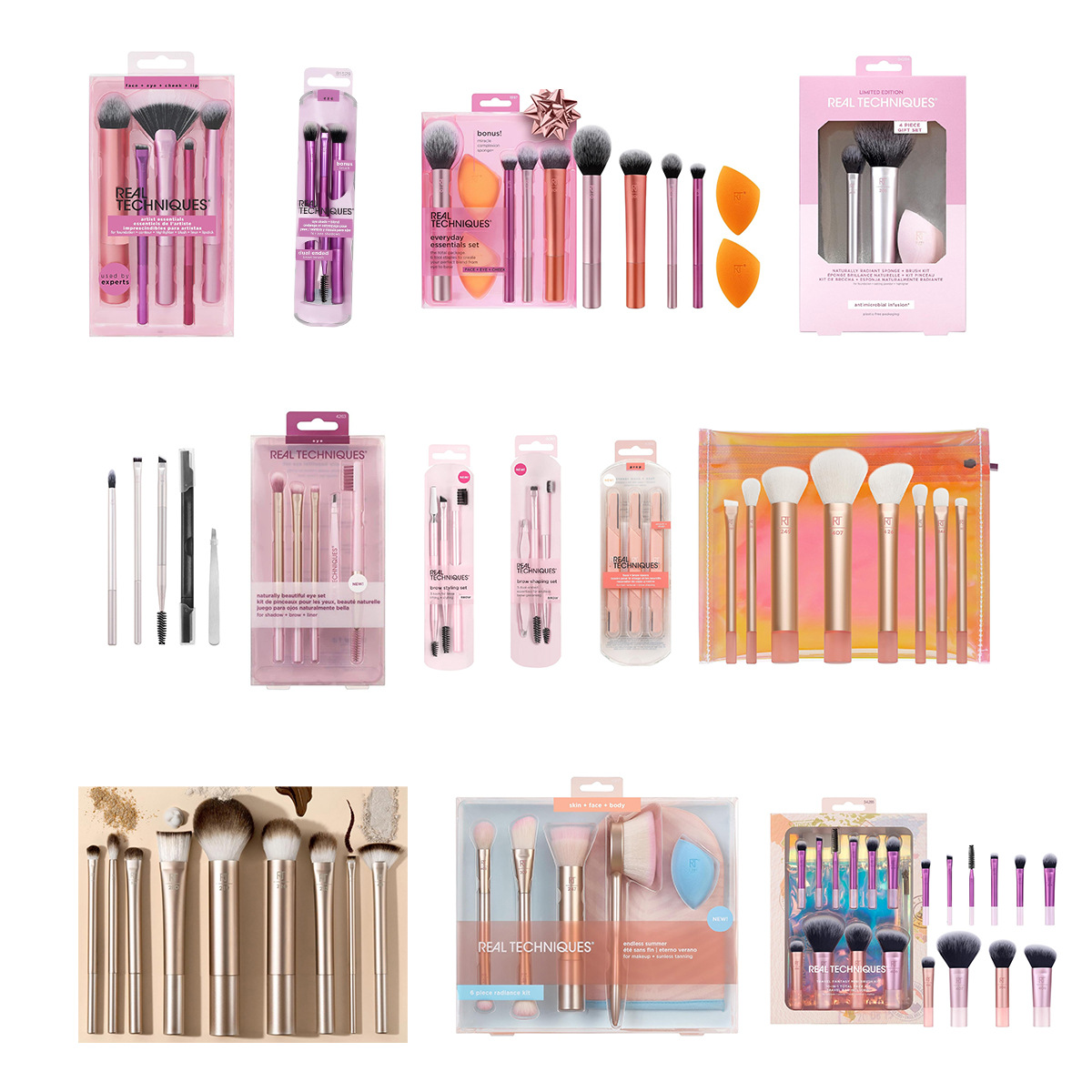 Complete Makeup Brush Set 1997 - Beauty Makeup Background ulasan dan harga