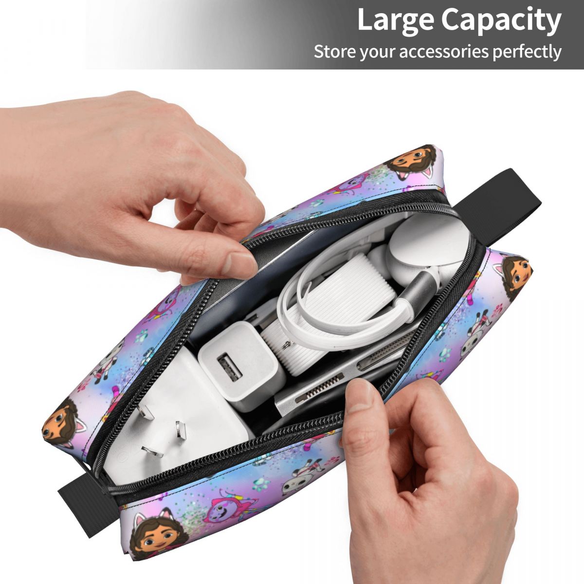 Travel Gabbys Dollhouse Patter - Beauty Makeup Kit Box ulasan dan harga