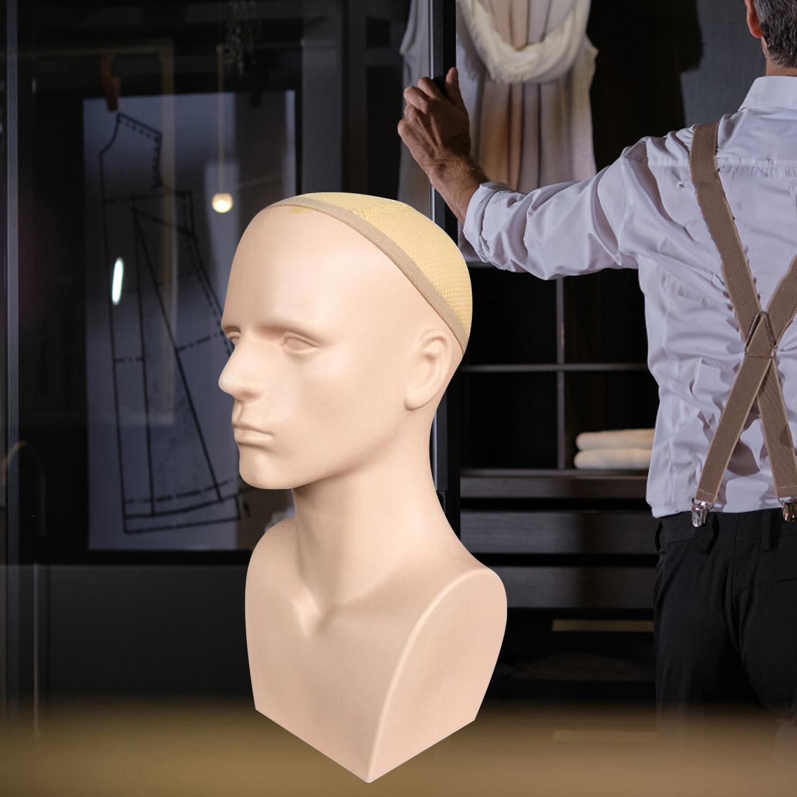 Male Mannequin Head with Shoul - Beauty Makeup Training ulasan dan harga