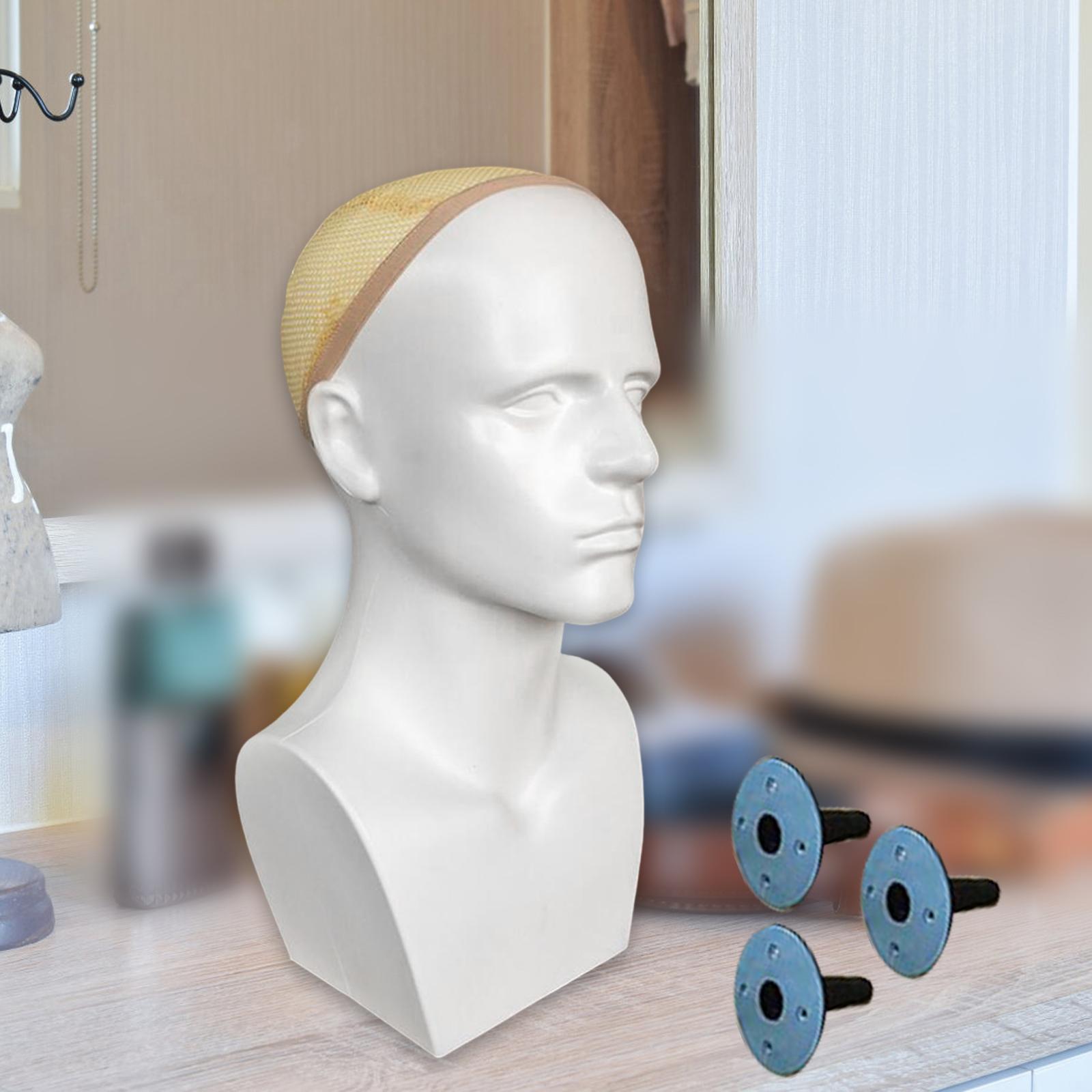 Male Mannequin Head with Shoul - Beauty Makeup Training ulasan dan harga