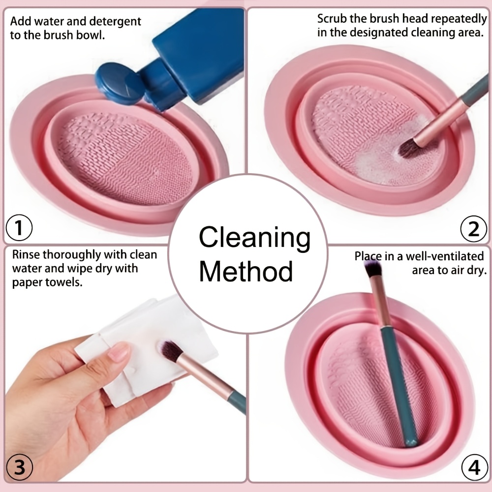 Foldable Silicone Makeup Brush - Beauty Makeup Sponge ulasan dan harga