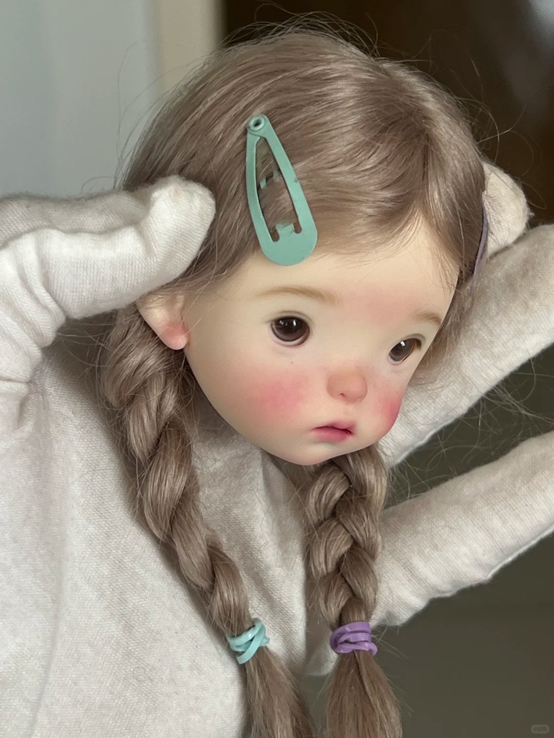 SD BJD Doll 1/6 Landoudou Head - Beauty Makeup Girl ulasan dan harga