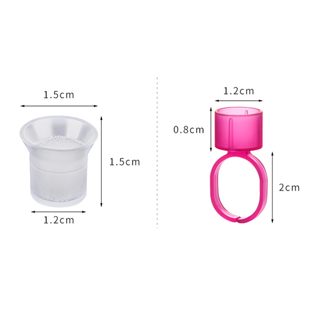 Tattoo Ink Ring Cups Microblad - Beauty Makeup Sponge ulasan dan harga