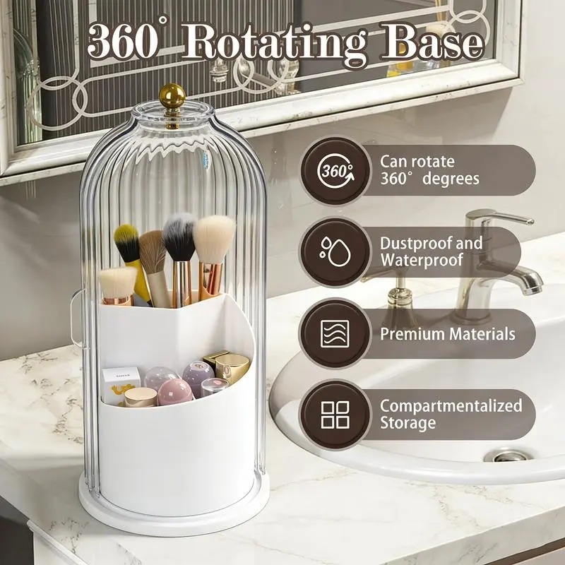 5-Piece Set, 360-Degree Rotati - Beauty Makeup Background ulasan dan harga