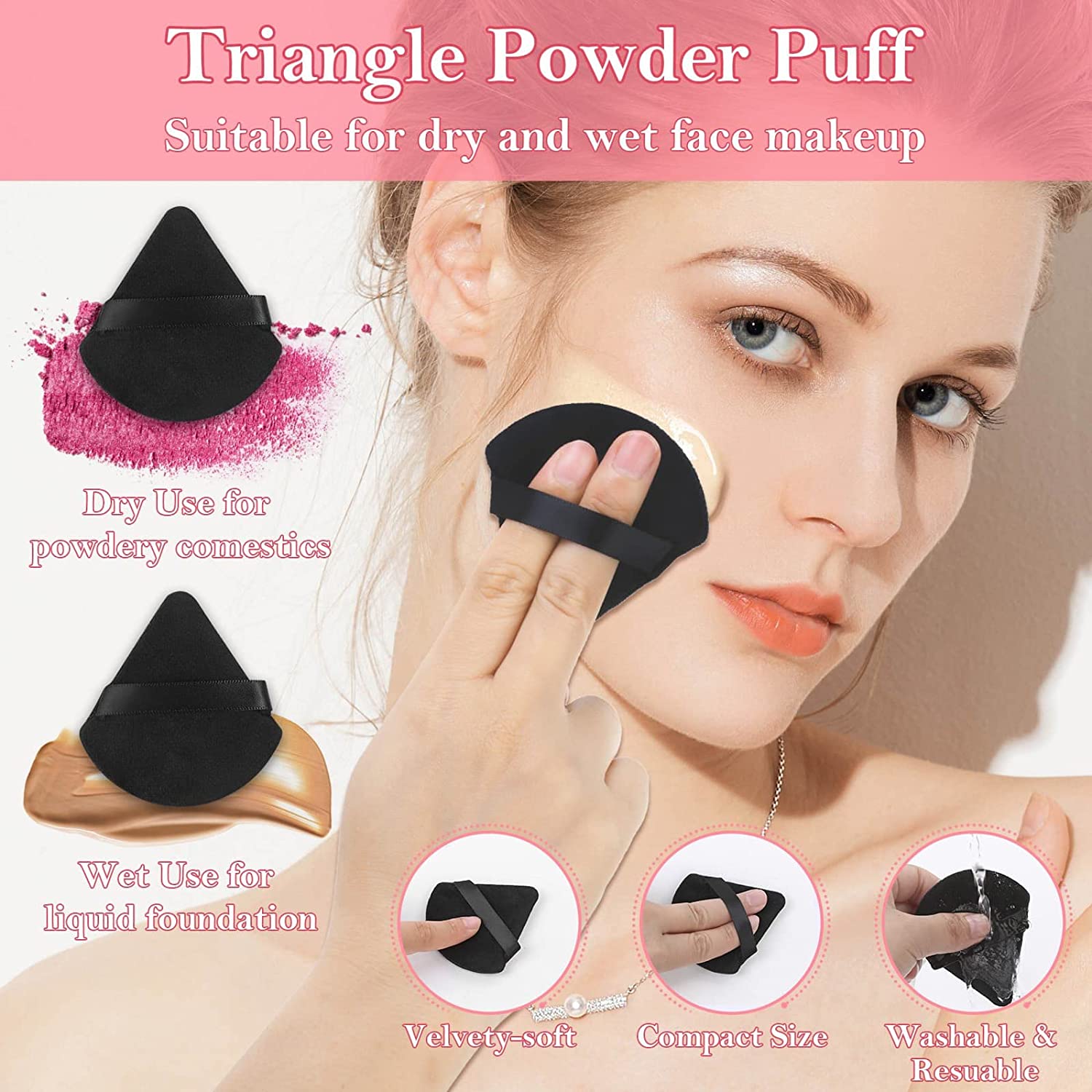 Makeup Applicators Kit Triangl - Makeup Beauty Ro ulasan dan harga