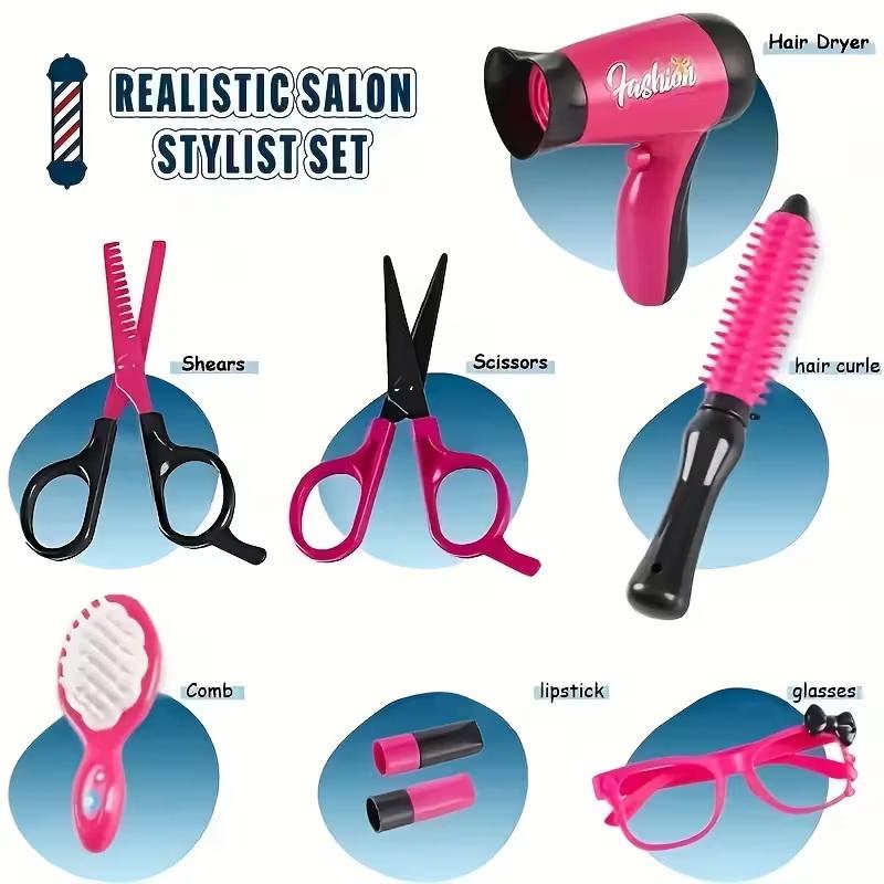17Pcs Girls Beauty Salon Set M - Beauty Makeup For Kids ulasan dan harga
