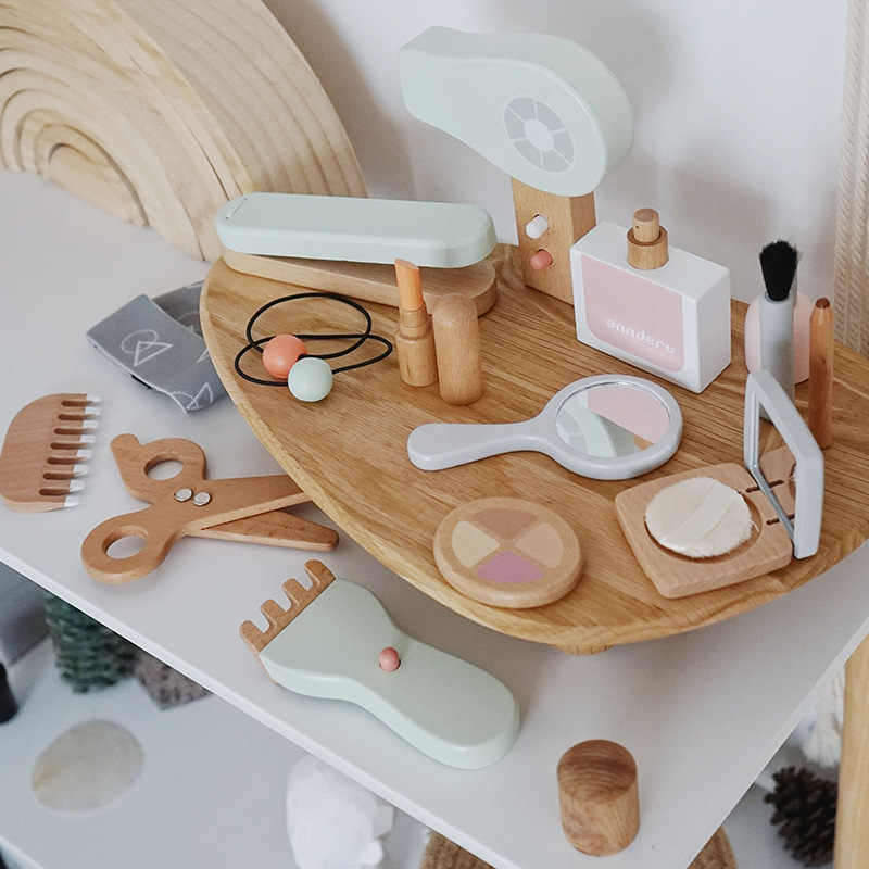 New Children Wooden Simulation - Beauty Makeup For Kids ulasan dan harga