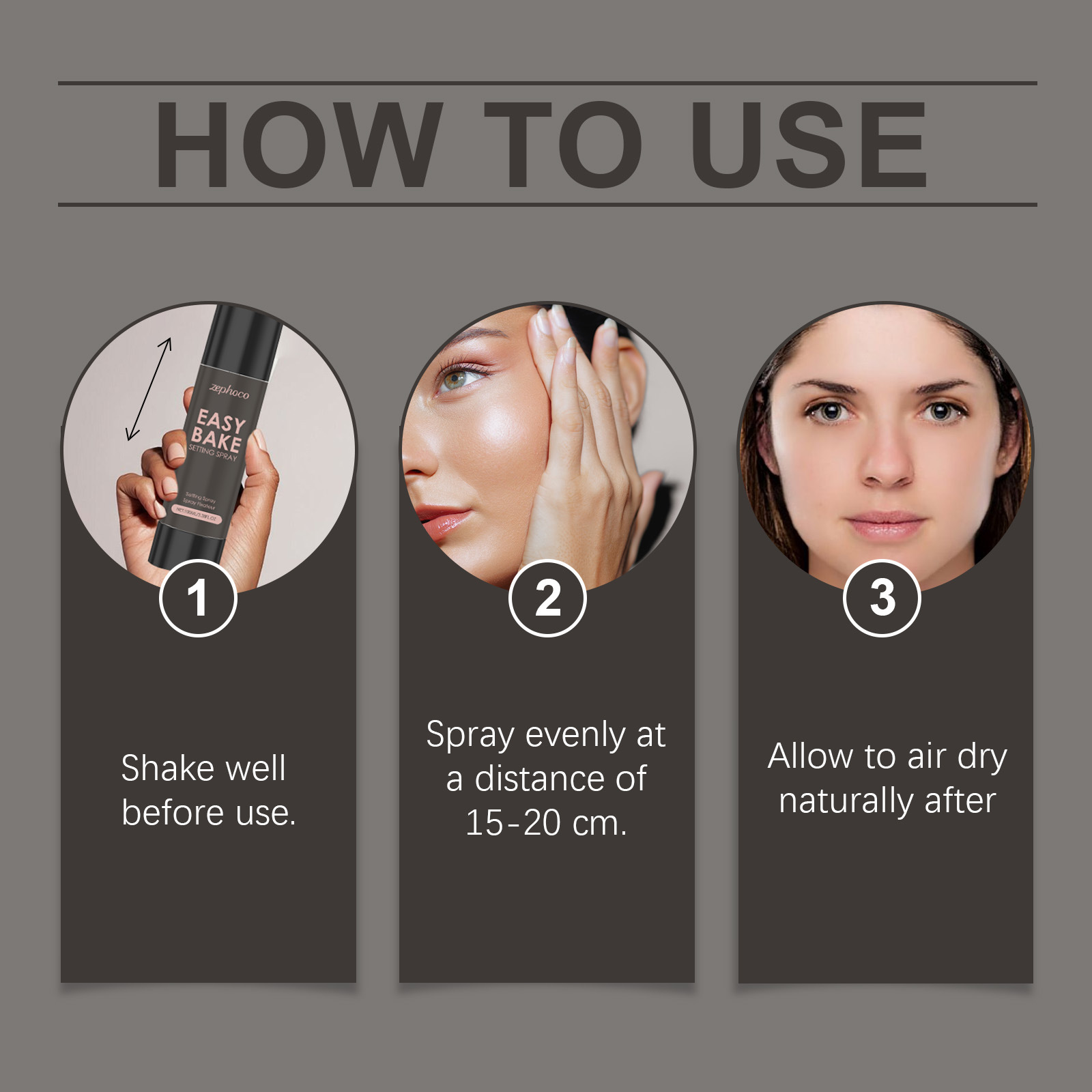 Zephoco Hyaluronic Acid Makeup - Setting Spray ulasan dan harga