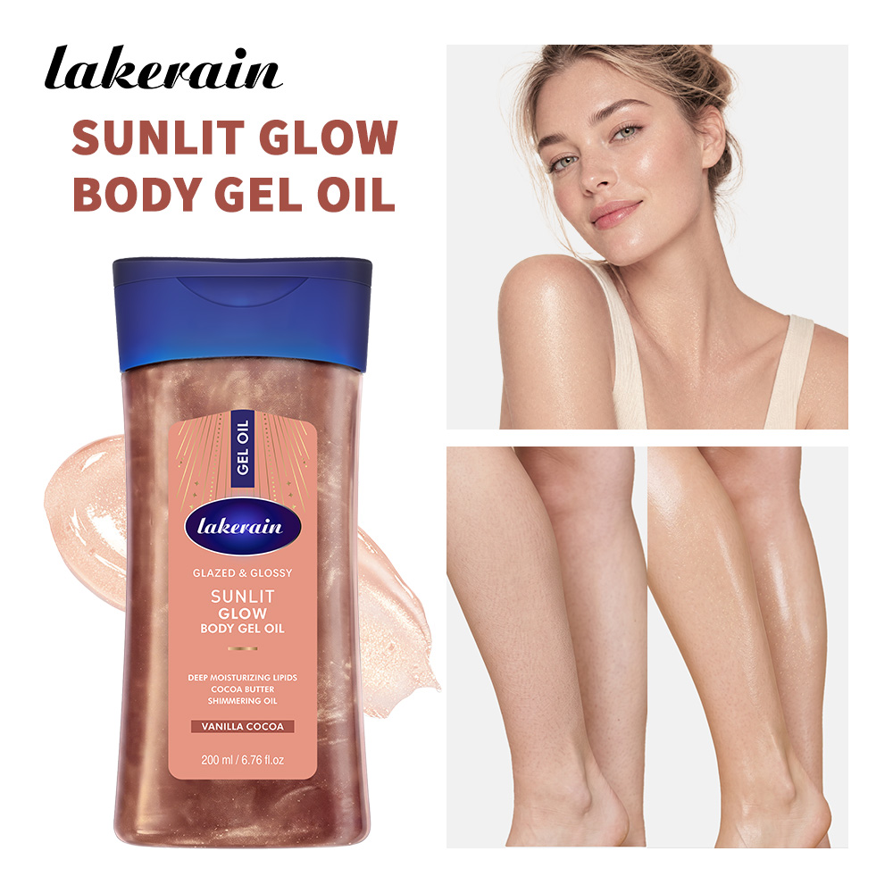 Radiant Body Gel Oil Vitamin B - Body Shimmer Lotion ulasan dan harga