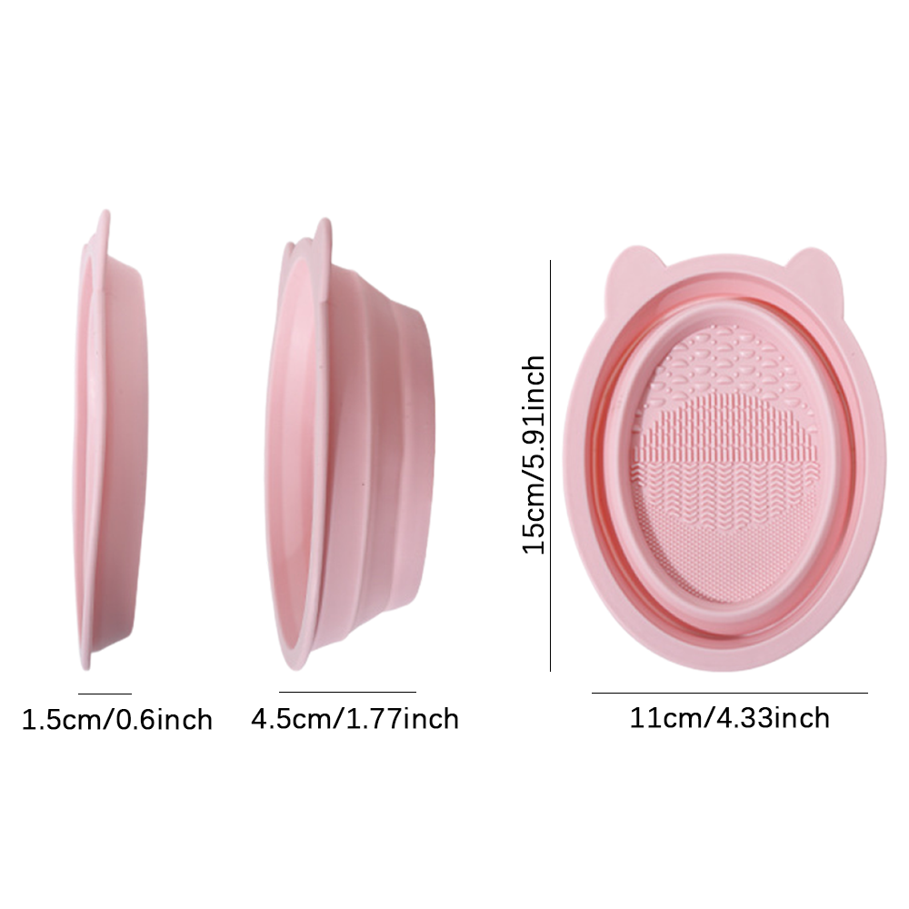 Collapsible Silicone Makeup Br - Beauty Makeup Background ulasan dan harga