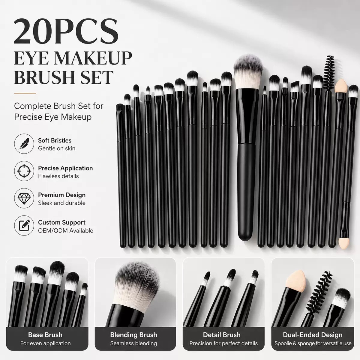 20Pcs Professional Makeup Brus - Makeup Beauty Ro ulasan dan harga