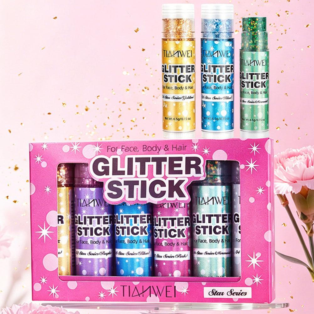 Shimmer Glitter Stick Set Sequ - Body Shimmer Lotion ulasan dan harga