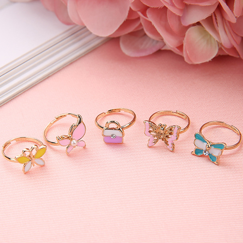 10/20 pcs Children Cute Ring A - Beauty Makeup Girl ulasan dan harga