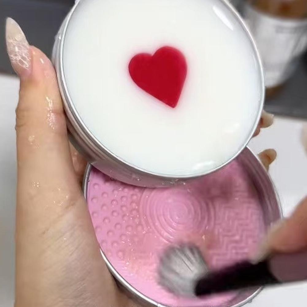 1set 50/100g Cute Heart Shaped - Beauty Makeup Sponge ulasan dan harga