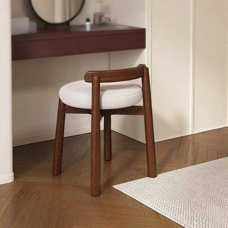 White Tall Vanity Stool Modern - Beauty Makeup For Kids ulasan dan harga