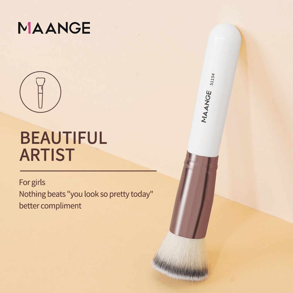 Maange 1PCS Makeup Brush with  - Beauty Makeup Kit Box ulasan dan harga