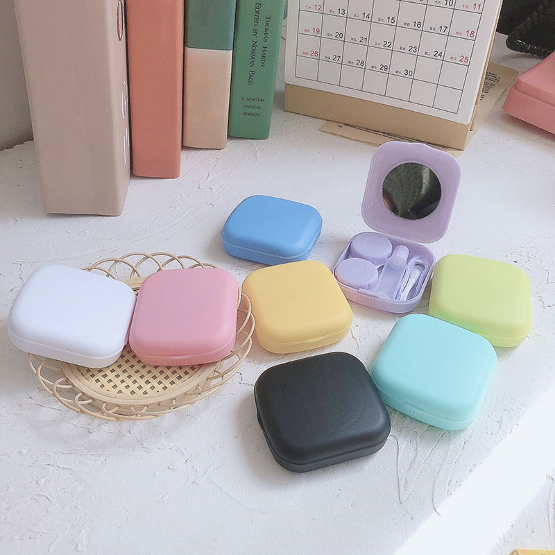 Mini Contact Lens Case Pocket  - Beauty Makeup Kit Box ulasan dan harga