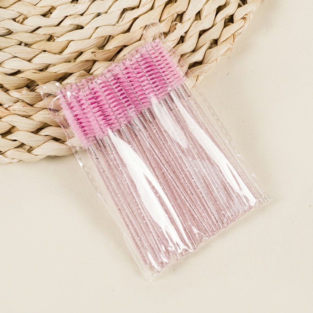 50-100PCS Crystal Eyelash Brus - Makeup Beauty Ro ulasan dan harga