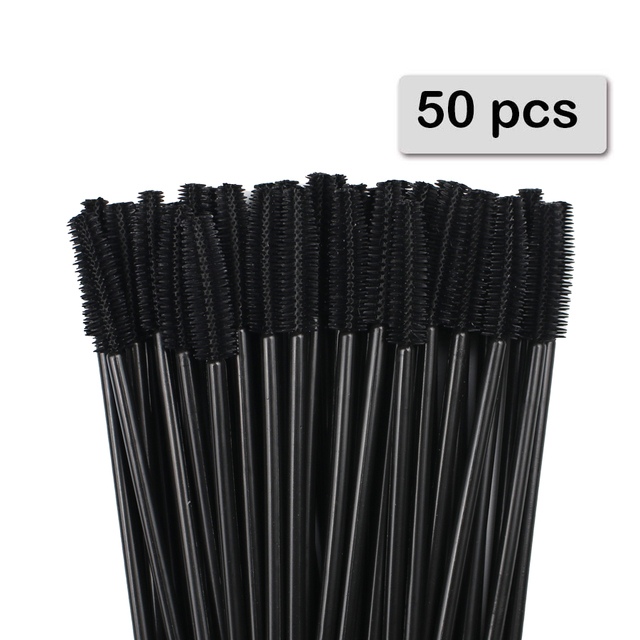50pcs Silicone Mascara Wands A - Beauty Makeup Background ulasan dan harga