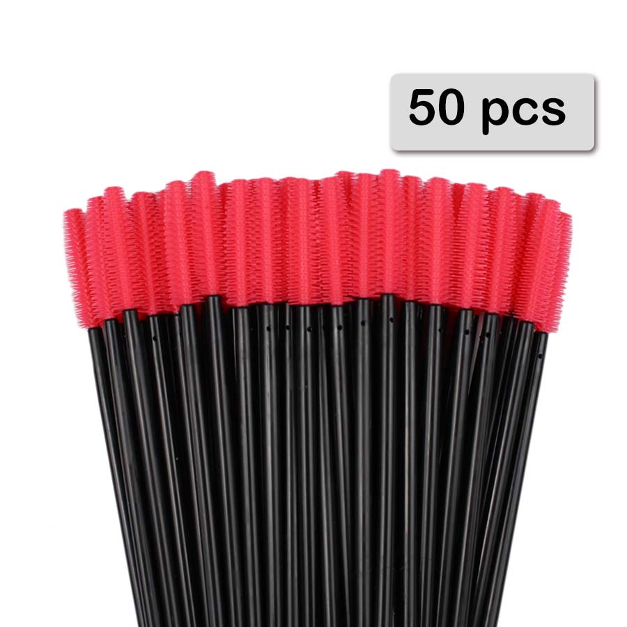 50pcs Silicone Mascara Wands A - Beauty Makeup Background ulasan dan harga